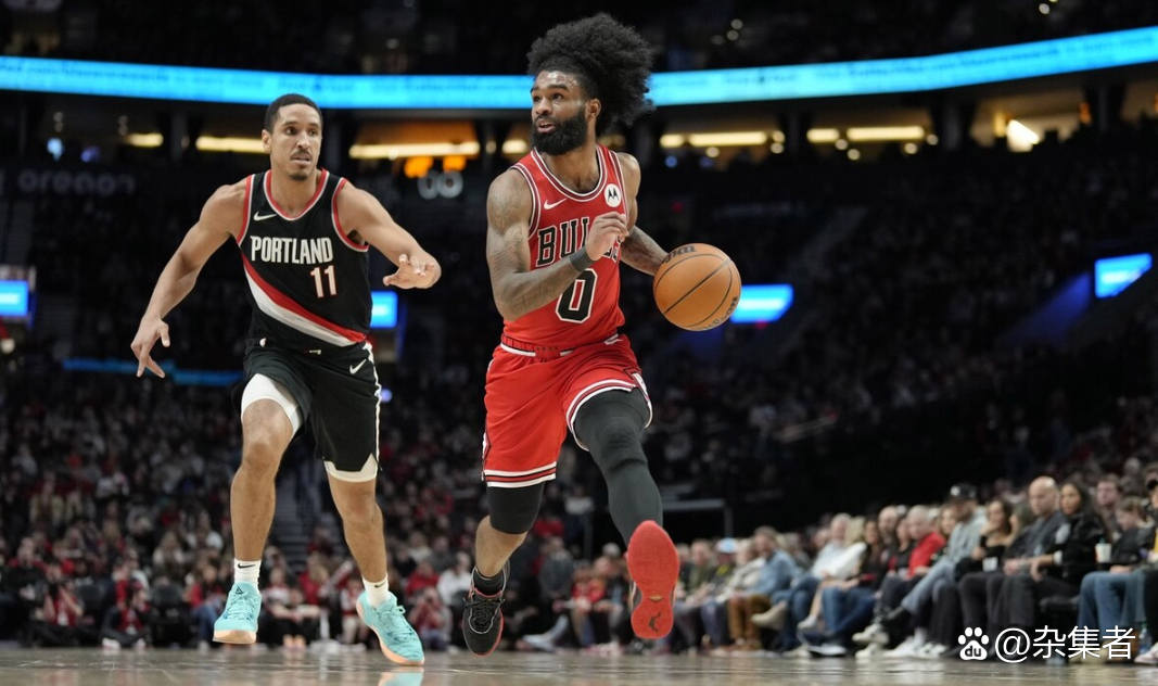 开拓者队客场分大比分战胜公牛队